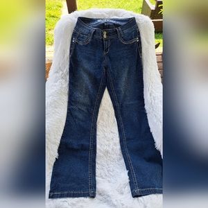 WALLFLOWER LUSCIOUS CURVY FIT SIZE 9 BOOTCUT JEANS